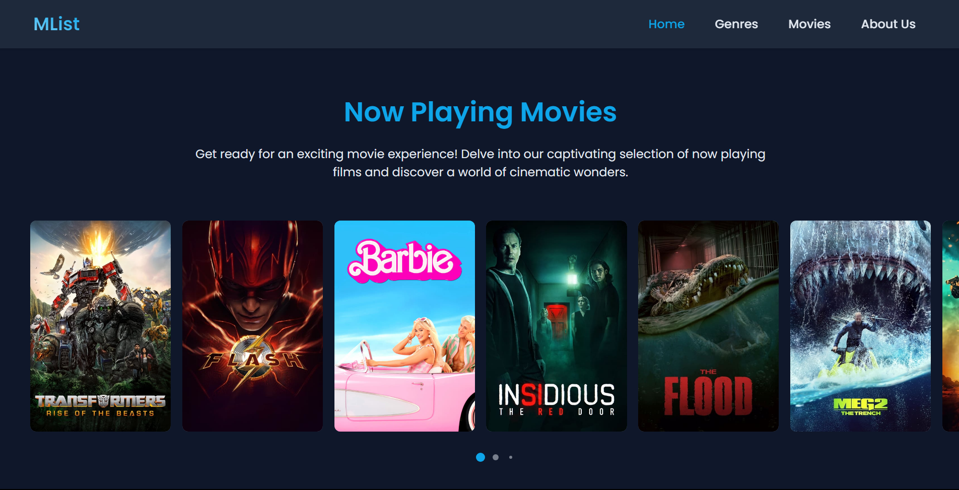 Film Information System - Movies List